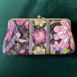 Vera Bradley Purple Punch Snap Wallet